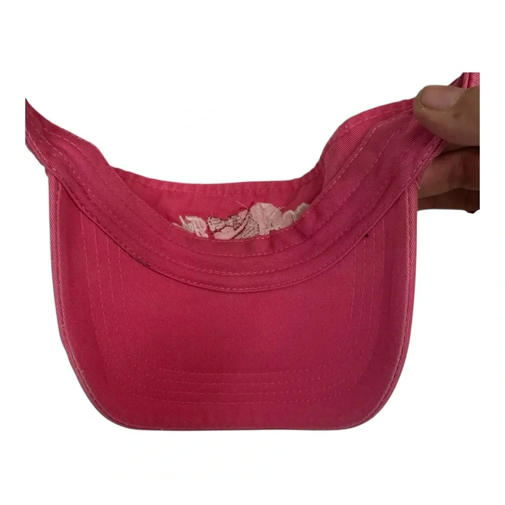 Anvil Pink CC‎ Florida  Preppy Summer Activewear Cotton Visor